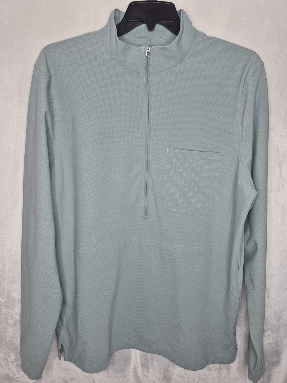 Lululemon WovenAir Half Zip Pullover Shirt Sage Green Mens Large